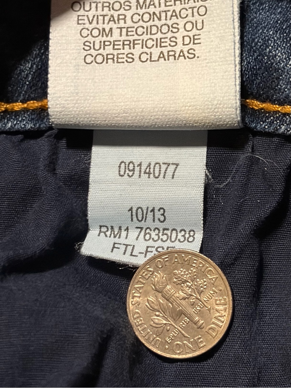 Tommy Hilfiger Distressed Y2K Straight Leg Blue Denim Jeans Womenβs Size 8R - Picture 6 of 11